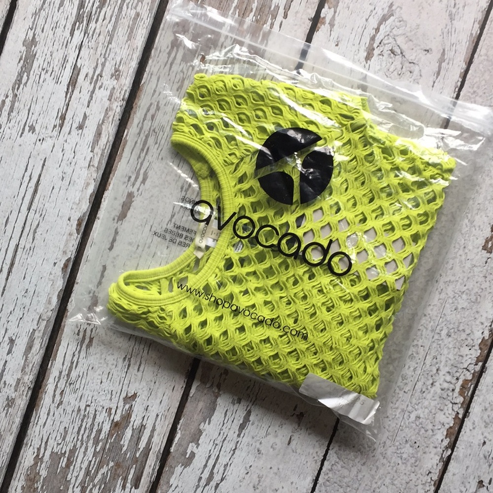 NWT - Avocado Mesh Crop Top - Sz M/L - Picture 10 of 10